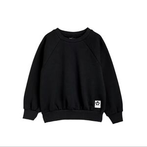 Mini rodini basic NWT black size 6-7 sweatshirt.
